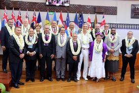 10 septembre - Ouverture officielle de la Conférence du groupe des parlements des îles du Pacifique