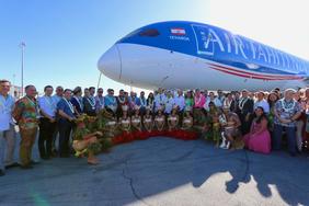 14 août - Cérémonie d’accueil du quatrième Dreamliner de la compagnie Air Tahiti Nui
