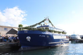 16 octobre - Cérémonie de bénédiction du navire de pêche Ulysse One de la société d’armement TAHITI TUNA