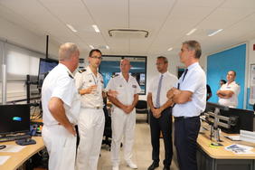 20 août - Entretien avec le Contre-Amiral Laurent LEBRETON, COMSUP