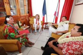 20 juillet - Visite officielle de la Garde des Sceaux, Ministre de la Justice : visite à la prison d'Uturoa et à la section détachée de Raiatea