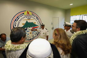 20 juillet - Visite officielle de la Garde des Sceaux, Ministre de la Justice : Visite du centre de détention de Tatutu à Papeari 