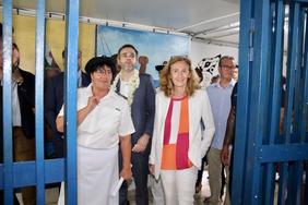 20 juillet - Visite officielle de la Garde des Sceaux, Ministre de la Justice : Visite du centre pénitentiaire de Nuutania 