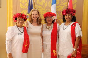 21 juillet - Entretien protocolaire de la Garde des Sceaux, Ministre de la Justice avec Mme Chantal GALENON, Présidente du Conseil des femmes