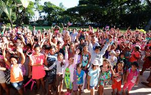 25 juillet - 400 enfants débutent leur journée récréative au Haut-commissariat