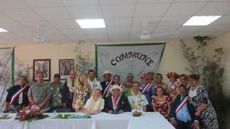 25 septembre - Première visite officielle du Haut-commissaire de la République à RURUTU et à TUBUAI 