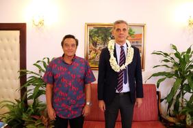 9 août - Entretien avec M. Michel BUILLARD, Maire de Papeete