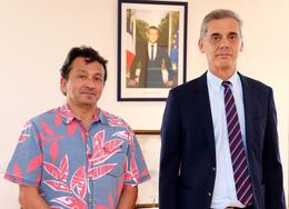 9 août - Entretien avec M. Nuihau LAUREY, Sénateur de la Polynésie française 
