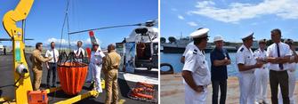 9 septembre - Le Haut-commissaire visite le GAM de Faa'a et la base navale de Papeete