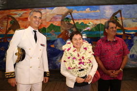 Arrivée en Polynésie française de Mme Annick GIRARDIN, Ministre des Outre-mer