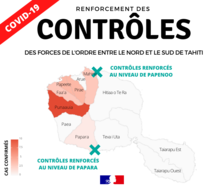 Coronavirus : Renforcement des contrôles des forces de l’ordre entre le nord et le sud de Tahiti