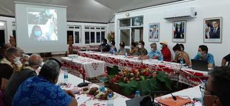 Déplacement d’une délégation dans les îles Marquises