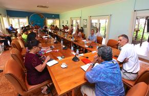 Echanges avec les maires des Îles du Vent