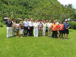 Visite officielle de l’administrateur des îles du vent à Taiarapu Ouest