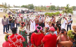 Déplacement conjoint Etat-Pays sur plusieurs communes de l’archipel des Tuamotu-Gambier