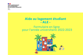 Aide au logement étudiant : formulaire en ligne pour l’année universitaire 2022-2023