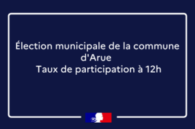 Élection municipale de la commune d’Arue – Taux de participation à 12h00