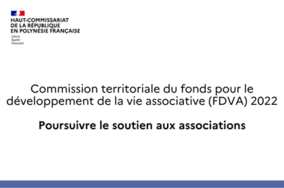 Commission territoriale du fonds pour le développement de la vie associative (FDVA) 2022 : Poursuivre le soutien aux associations