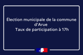 Élection municipale de la commune d’Arue – Taux de participation à 17h00
